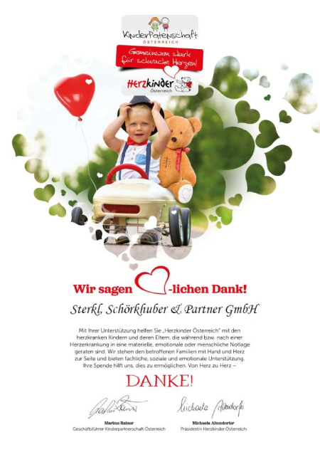 Urkunde Herzkinder SSP